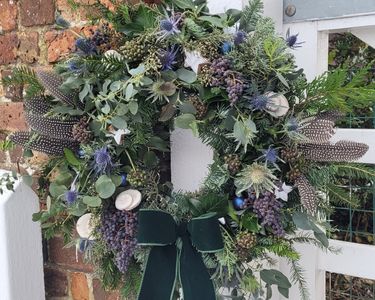Wild Bloom winter wreath