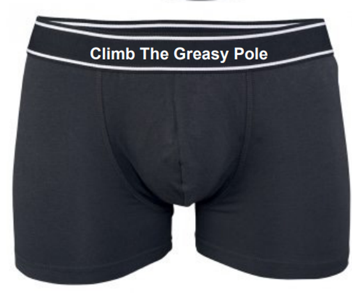 Benjamin Disraeli Climb the Greasy Pole Boxers WAS £12.99 NOW £5